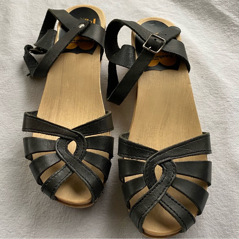 Swedish Hasbeens Leather Sandal